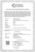 Certificate TKDN Petrotape (HDPE Jacket) tkdn petrotape