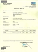 Certificate Hasil Uji Lab TAM 691 Anti Fouling uji tin tam 691 af 001